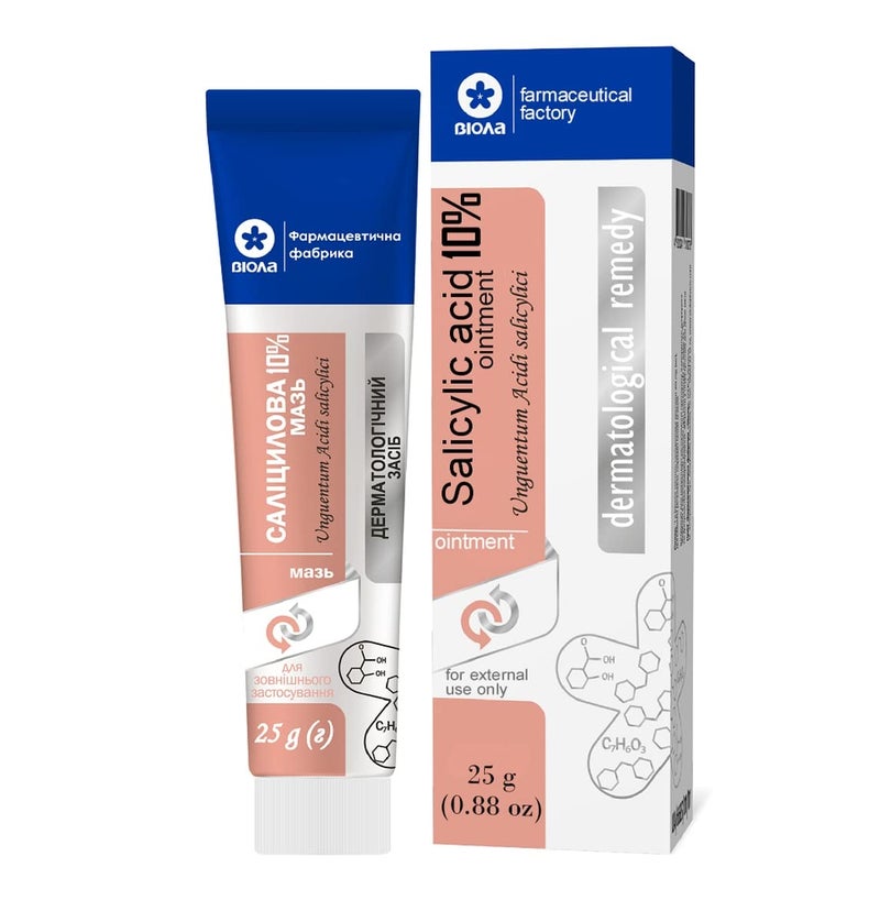 Viola Salicylic Acid Ointment, 25g/0.9 Oz (10% Ointment)